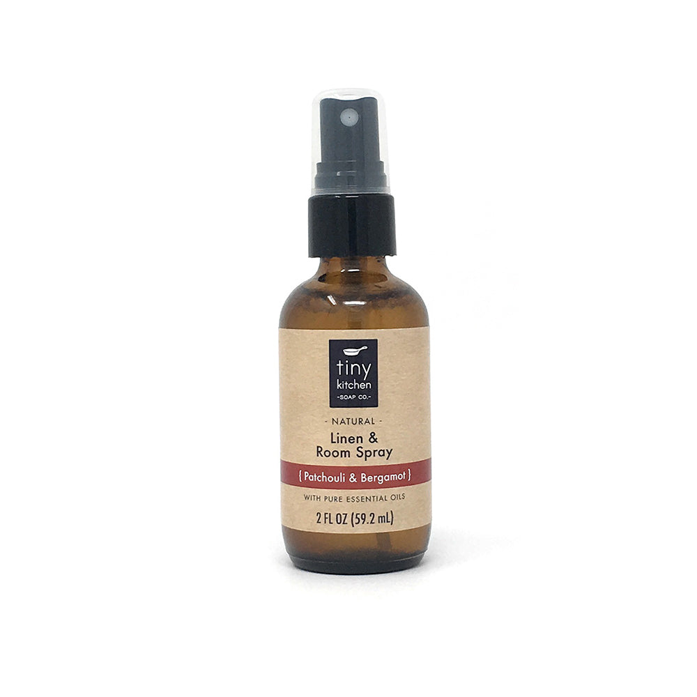 Patchouli and Bergamot Essential Oil Linen and Room Spray