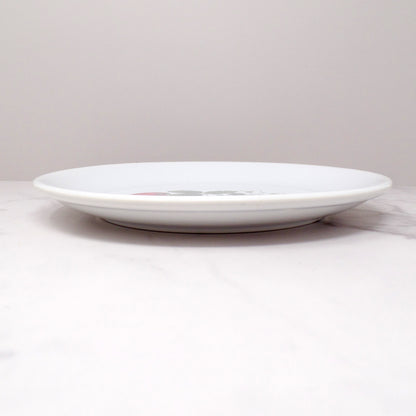 Vintage McCoy Strawberry Country Ceramic Large Dinner Plate, 10 1/2" (1980s)