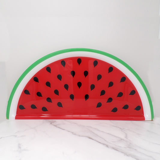Vintage Acrylic Stotter Watermelon Tray (1980s)