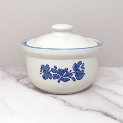 Vintage Ceramic Pfaltzgraff Yorktowne Small Lidded Canister (1980s-90s)