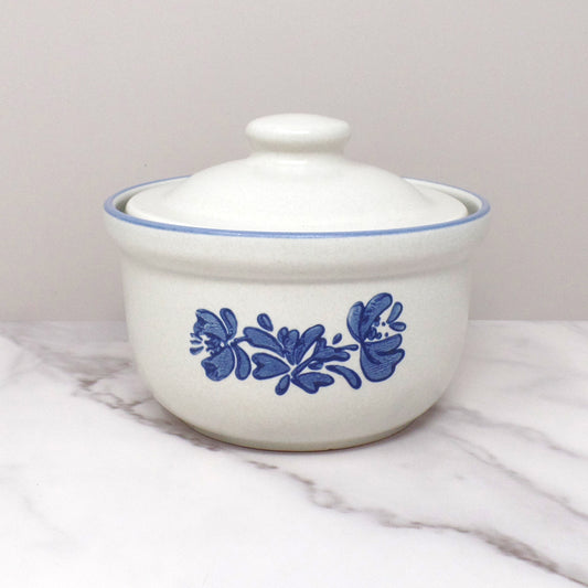 Vintage Ceramic Pfaltzgraff Yorktowne Small Lidded Canister (1980s-90s)