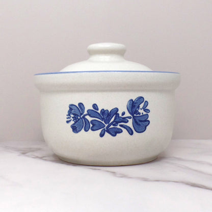 Vintage Ceramic Pfaltzgraff Yorktowne Small Lidded Canister (1980s-90s)