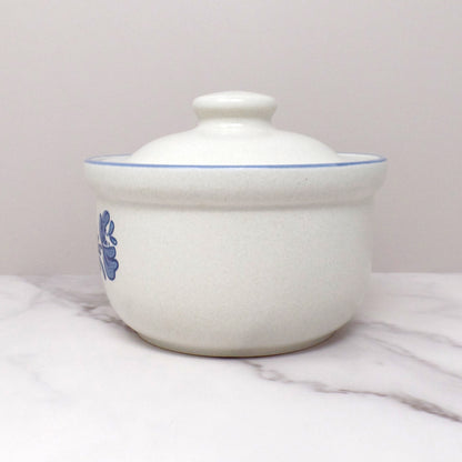 Vintage Ceramic Pfaltzgraff Yorktowne Small Lidded Canister (1980s-90s)