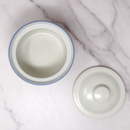 Vintage Ceramic Pfaltzgraff Yorktowne Small Lidded Canister (1980s-90s)