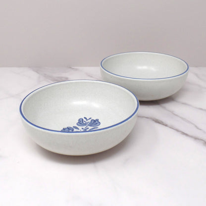 Vintage Ceramic Pfaltzgraff Yorktowne Small Cereal / Soup Bowl, set of 2 (1960s)