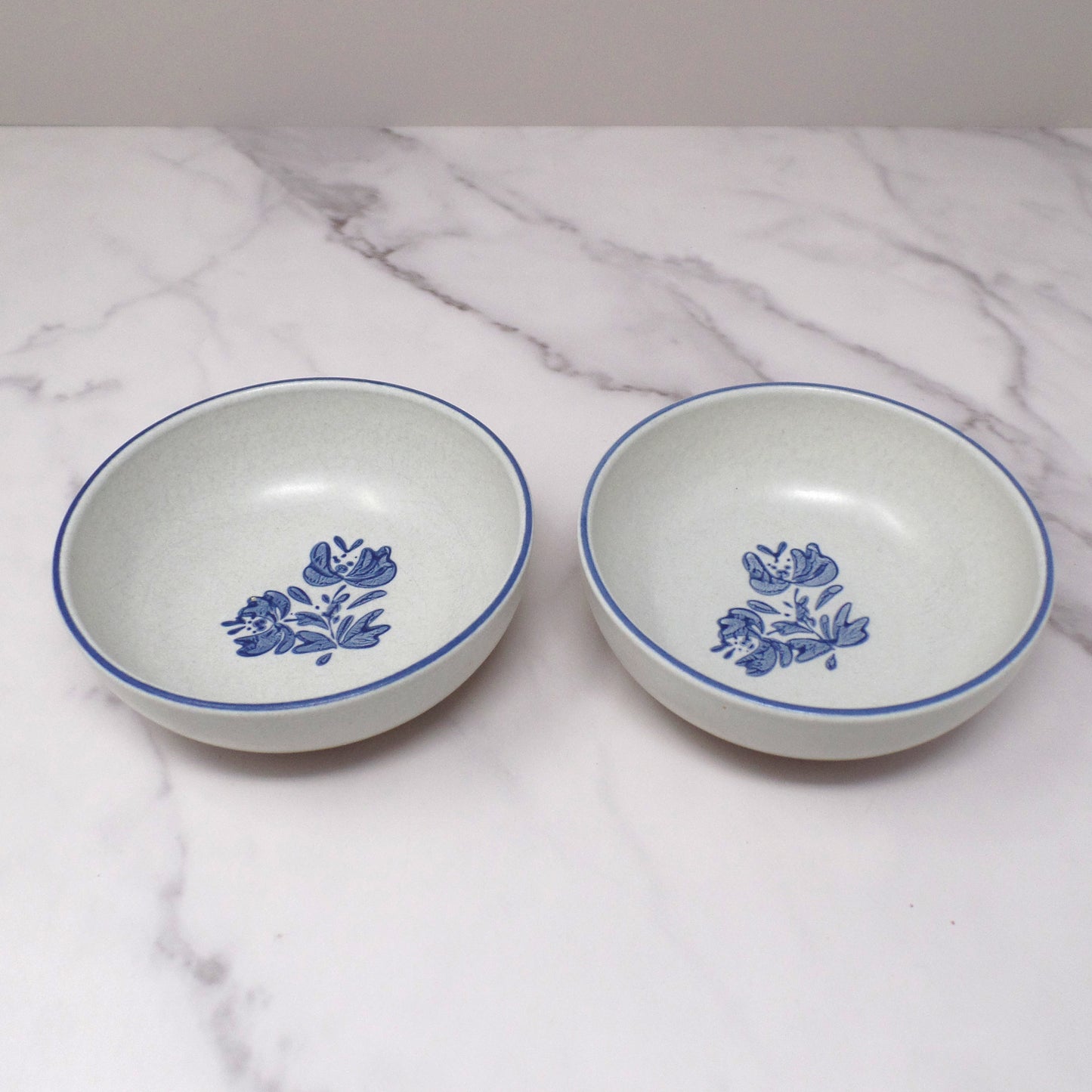 Vintage Ceramic Pfaltzgraff Yorktowne Small Cereal / Soup Bowl, set of 2 (1960s)