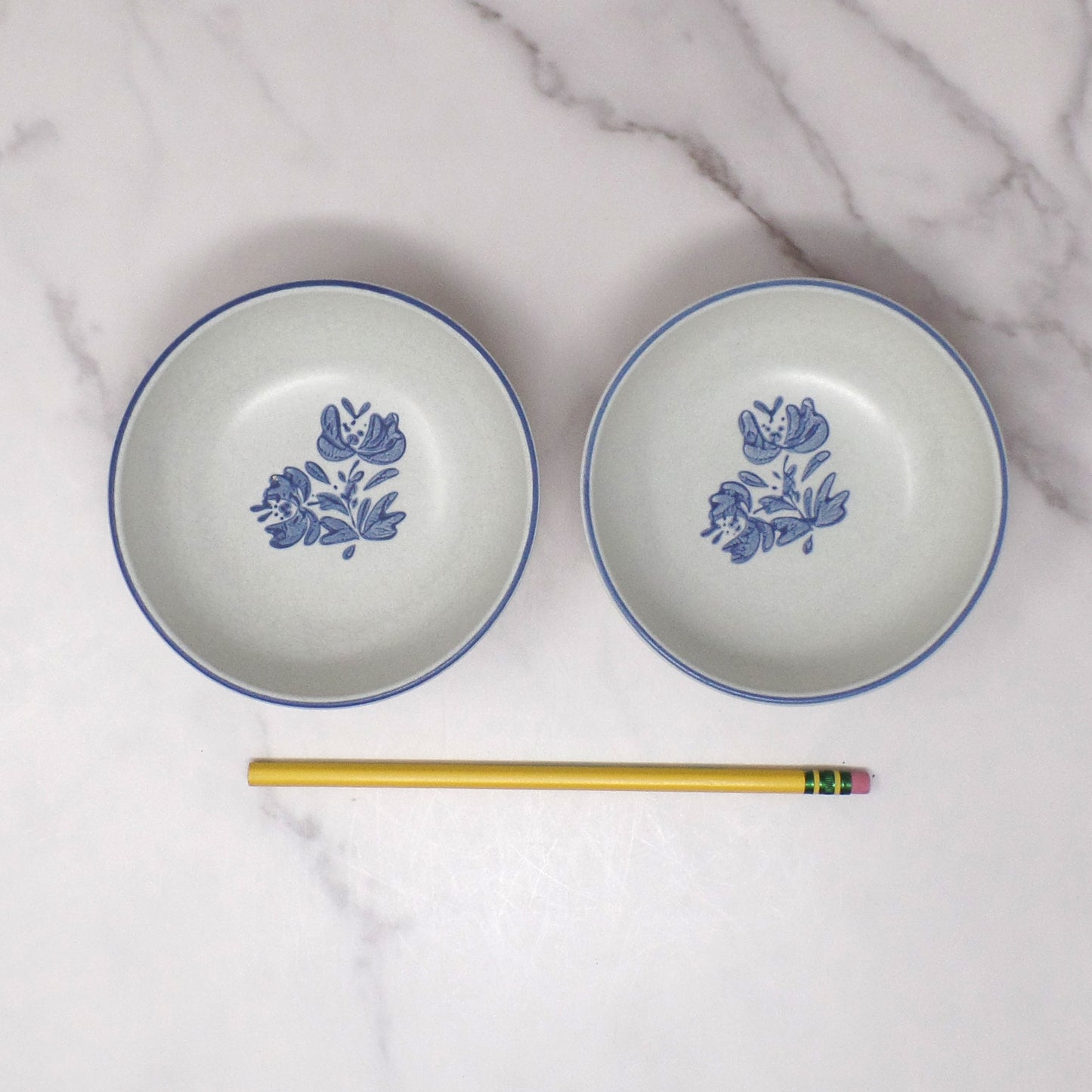 Vintage Ceramic Pfaltzgraff Yorktowne Small Cereal / Soup Bowl, set of 2 (1960s)