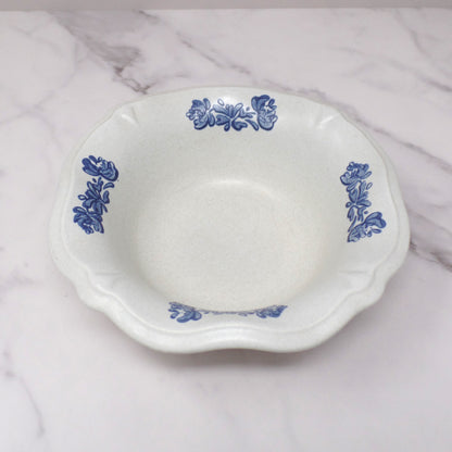 Vintage Ceramic Pfaltzgraff Yorktowne Small Scalloped Edge Serving Bowl (1980s)