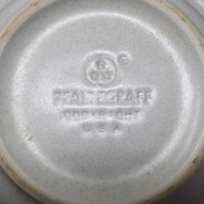 Vintage Ceramic Pfaltzgraff Yorktowne Small Scalloped Edge Serving Bowl (1980s)