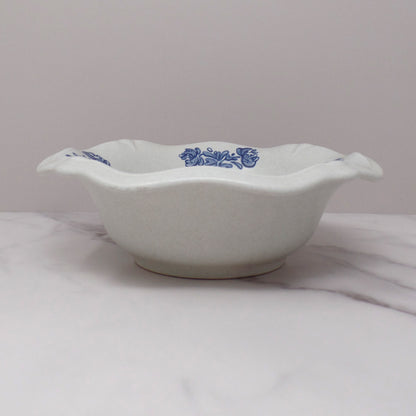 Vintage Ceramic Pfaltzgraff Yorktowne Small Scalloped Edge Serving Bowl (1980s)