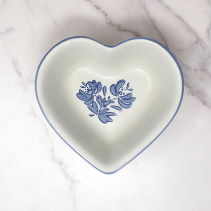 Vintage Ceramic Pfaltzgraff Yorktowne 8" Heart Bowl (1980s-90s)