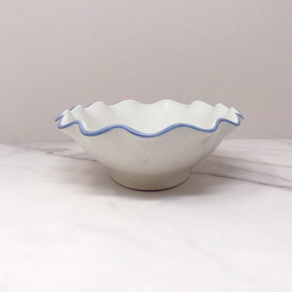 Vintage Ceramic Pfaltzgraff Yorktowne Fluted Relish Bowl (1980s-90s)