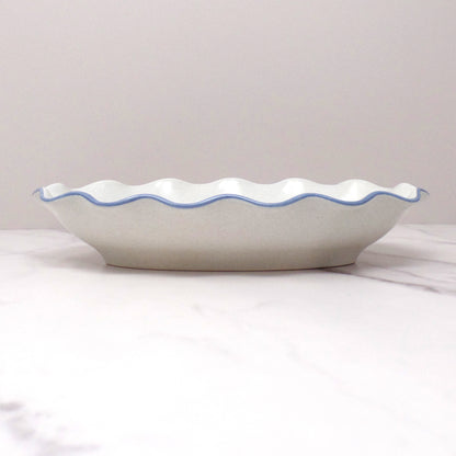 Vintage Ceramic Pfaltzgraff Yorktowne Fluted Relish Bowl (1980s-90s)