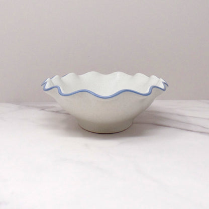 Vintage Ceramic Pfaltzgraff Yorktowne Fluted Relish Bowl (1980s-90s)