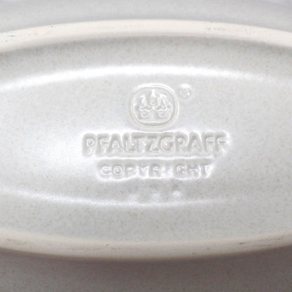 Vintage Ceramic Pfaltzgraff Yorktowne Fluted Relish Bowl (1980s-90s)