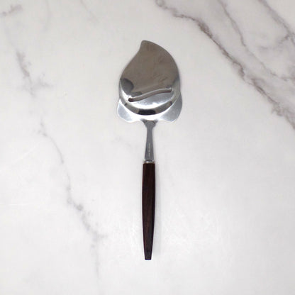 Vintage Wooden Handled Stainless Steel Cheese Plane / Slicer (1960s)