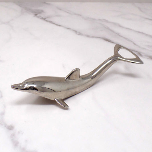 Vintage Silver Plated Dolphin Bottle Opener (1960s)