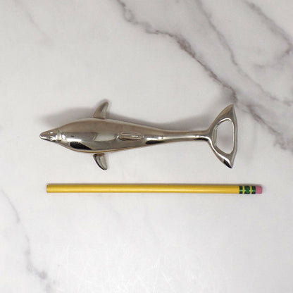 Vintage Silver Plated Dolphin Bottle Opener (1960s)