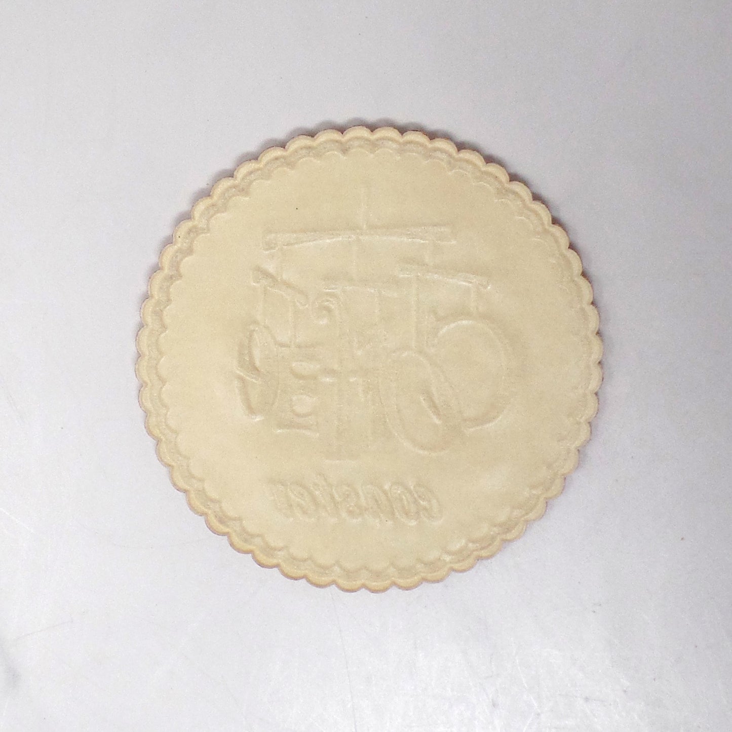 Vintage Woolworth Happy Home Disposable Paper Coasters - Coffee Text, set of 11 (1950s)