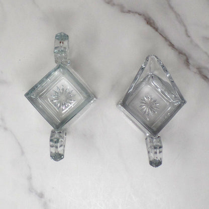 Antique Heisey Quator Art Deco Cream and Sugar Set (1912)