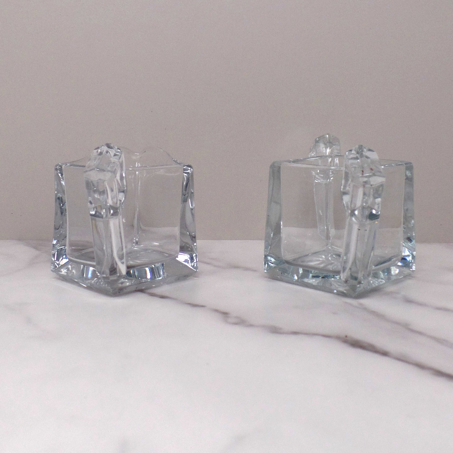 Antique Heisey Quator Art Deco Cream and Sugar Set (1912)