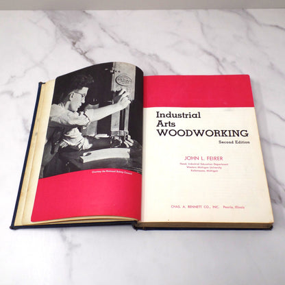 Vintage Textbook: Industrial Arts Woodworking, John Feirer (1965)