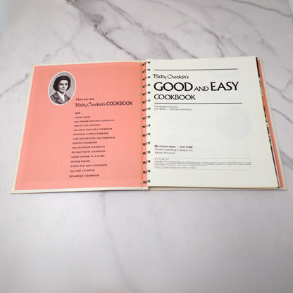 Vintage Betty Crocker's Good and Easy Cookbook (1973)