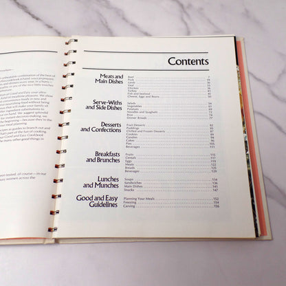 Vintage Betty Crocker's Good and Easy Cookbook (1973)
