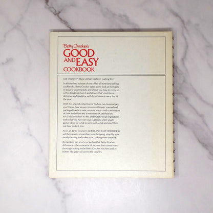 Vintage Betty Crocker's Good and Easy Cookbook (1973)