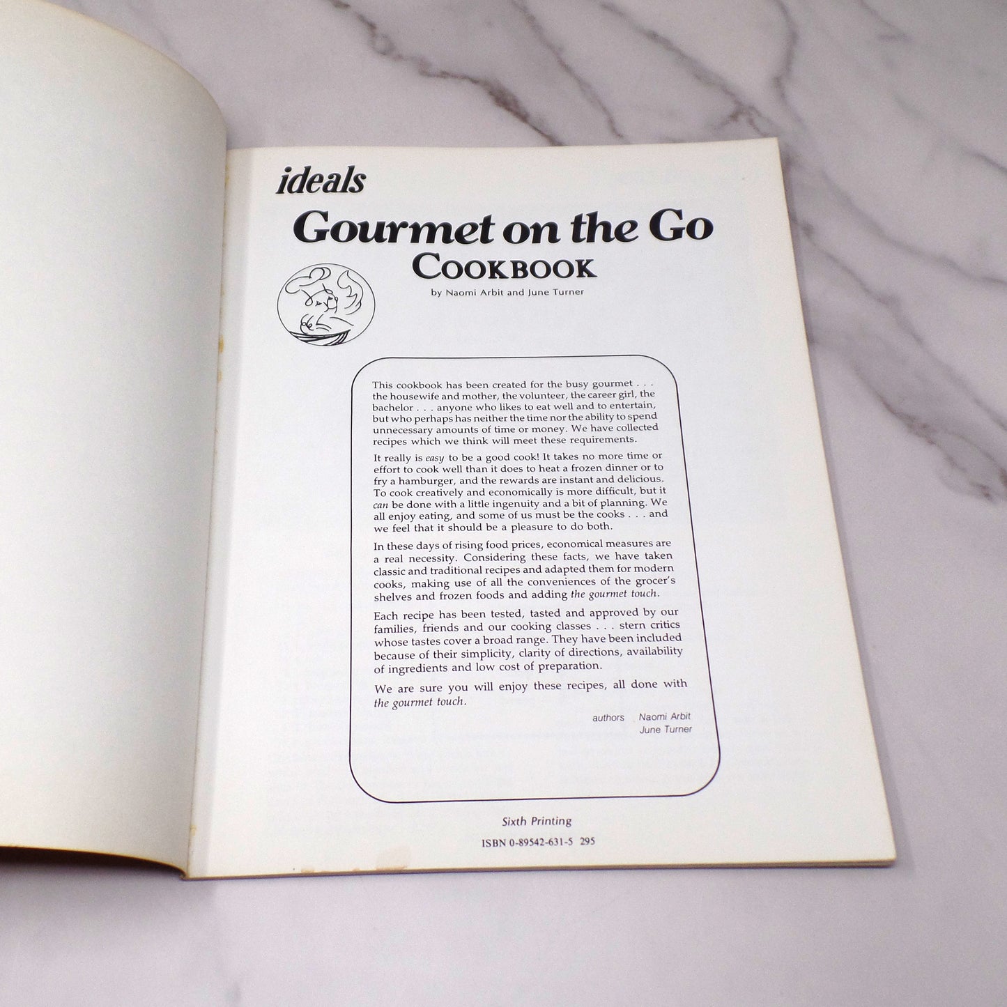 Vintage Cookbook, Gourmet on the Go (1974)