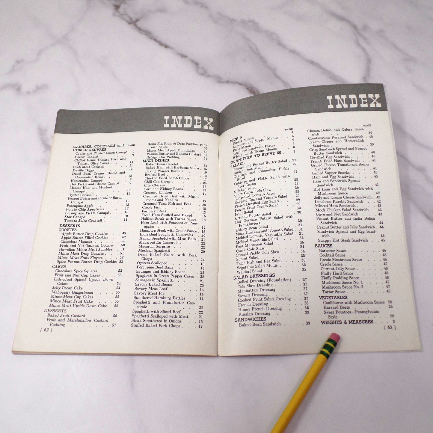 Vintage Booklet, The Heinz Book of Quantity Recipes and Menus (1938)