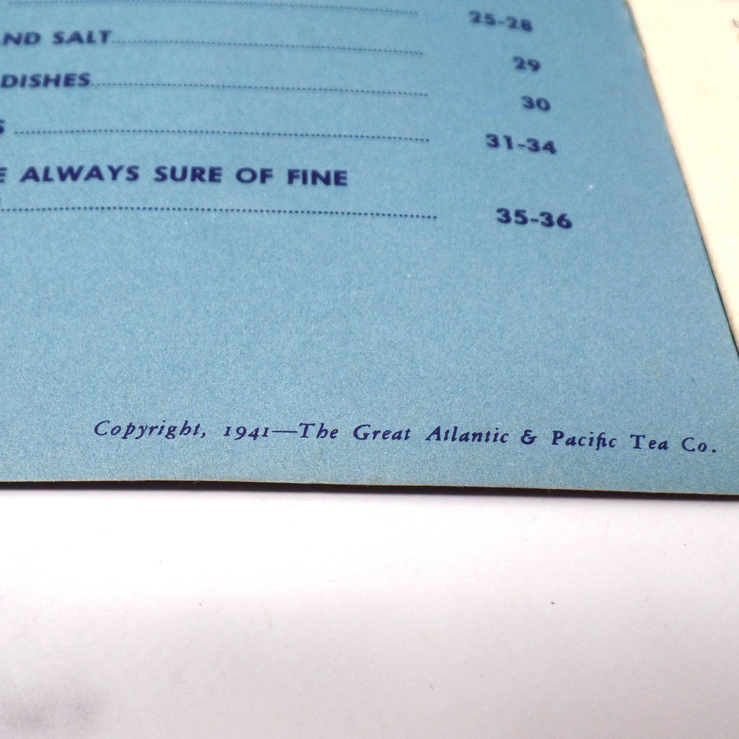 Vintage Booklet, How to Prepare Finer Fish Dishes (1941)