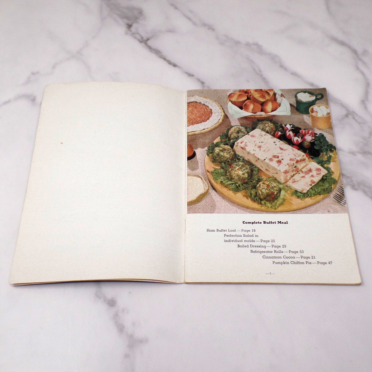 Vintage Booklet, Cold Cooking, Montgomery Ward (1942)