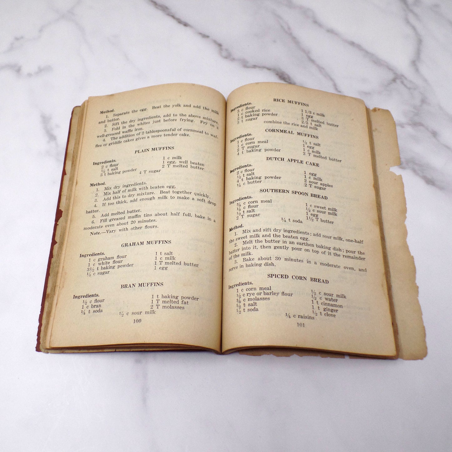 Antique Book, Foods: Their Preparation and Serving, Public Schools of Indianapolis, Indiana (1919)