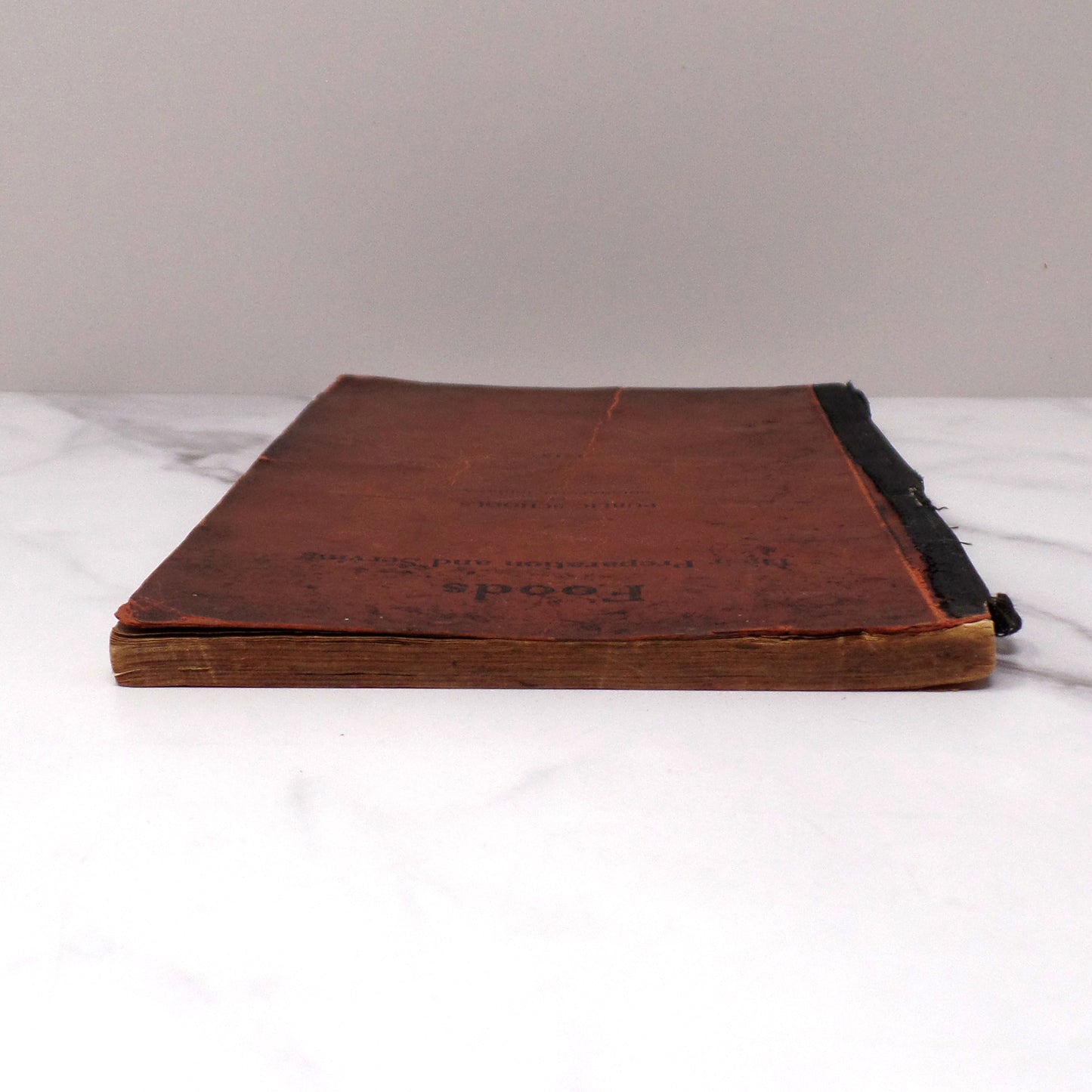 Antique Book, Foods: Their Preparation and Serving, Public Schools of Indianapolis, Indiana (1919)