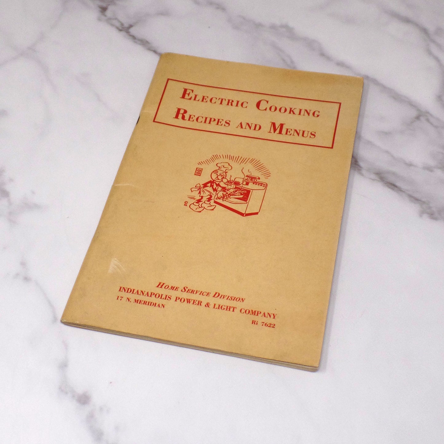 Vintage Booklet, Electric Cooking Recipes and Menus, Indianapolis Power & Light Co (1940s)