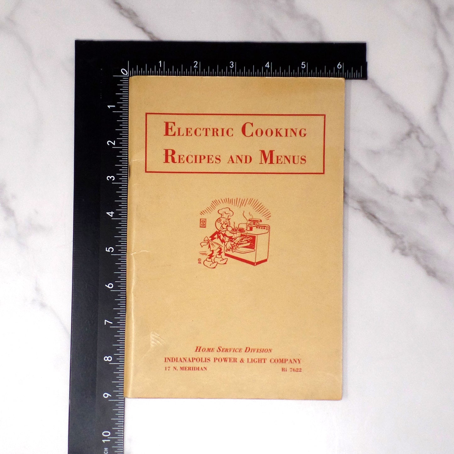 Vintage Booklet, Electric Cooking Recipes and Menus, Indianapolis Power & Light Co (1940s)