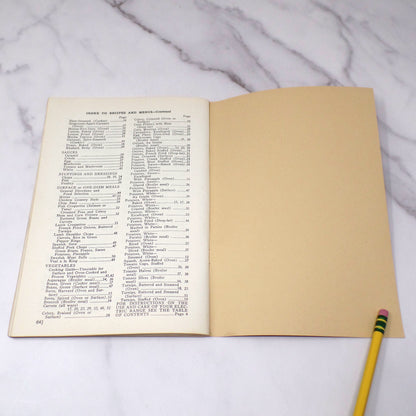 Vintage Booklet, Electric Cooking Recipes and Menus, Indianapolis Power & Light Co (1940s)