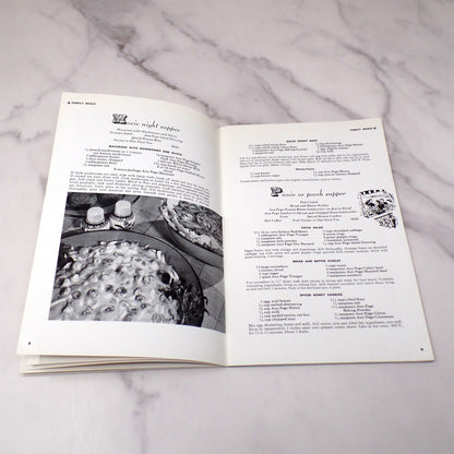 Vintage Booklet, Glamourous Meals for Practical Pocketbooks (1940s)
