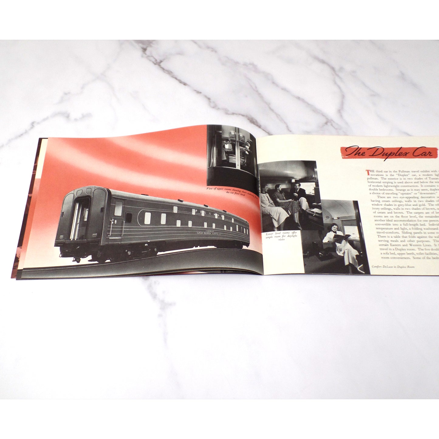 Vintage Brochure, Pullman 1939 World’s Fair Booklet & 2 Single-sheet Leaflets (1939)