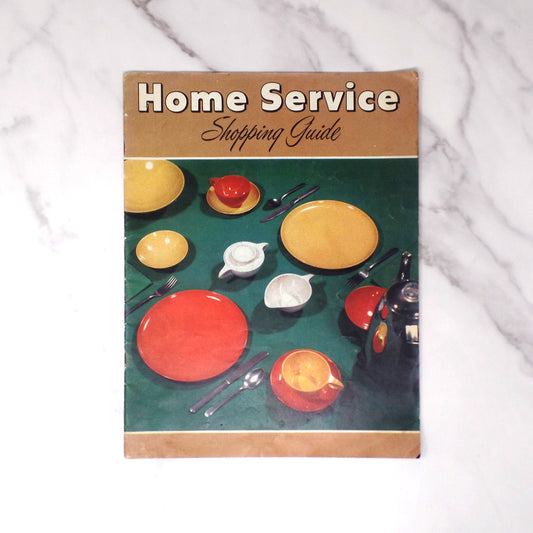 Vintage Brochure, Home Service Shopping Guide