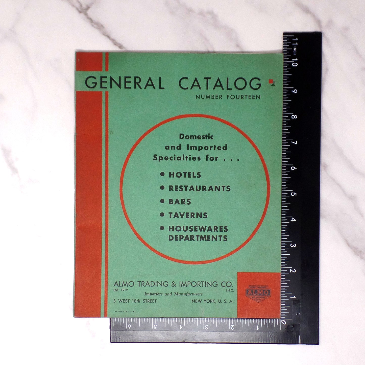 Vintage Brochure, Almo Trading General Catalog No. 14 (1930s-40s)