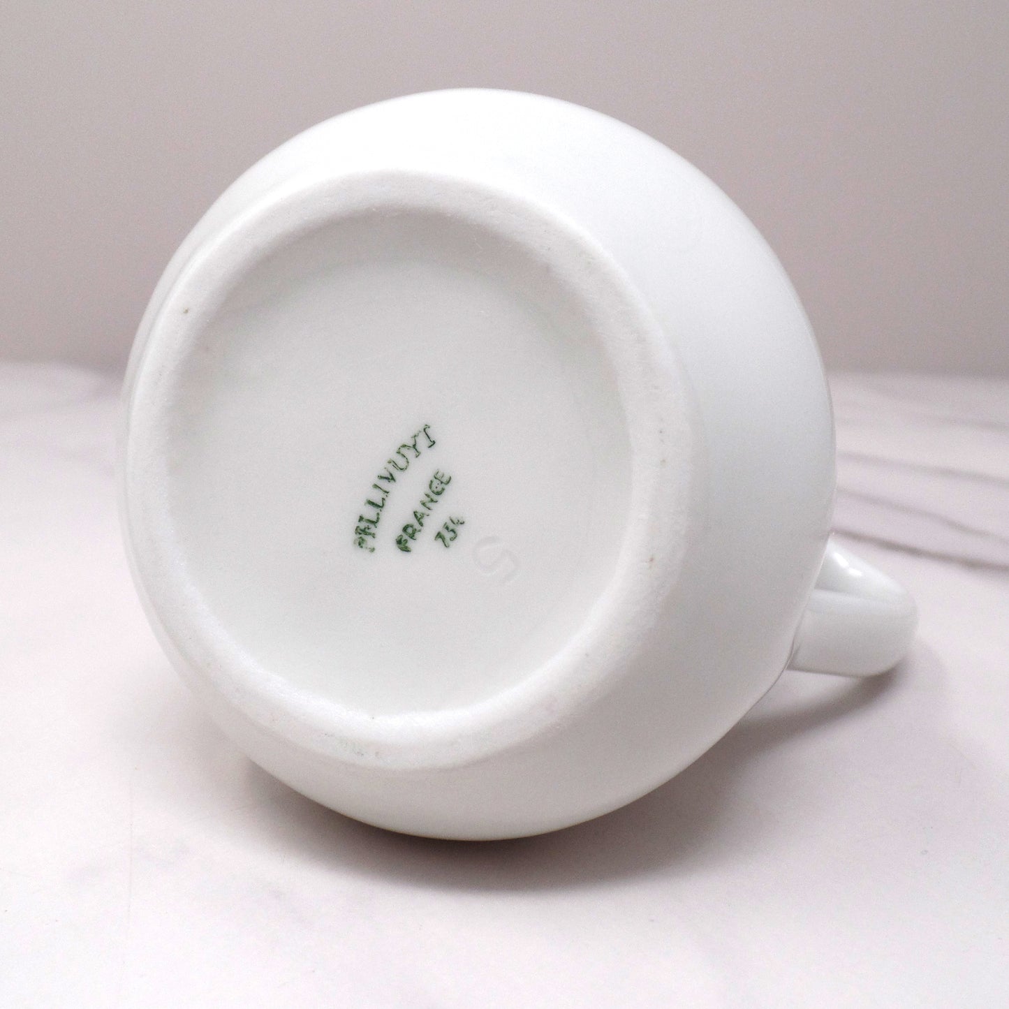 Vintage Pillivuyt France Porcelain Creamer Pitcher 734