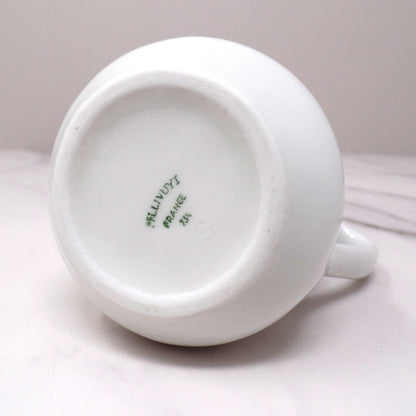 Vintage Pillivuyt France Porcelain Creamer Pitcher 734