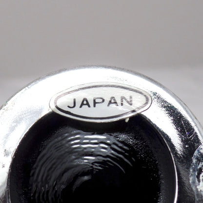 Vintage Godinger Silverplate and Cobalt Glass Salt & Pepper Shaker Set, in Box