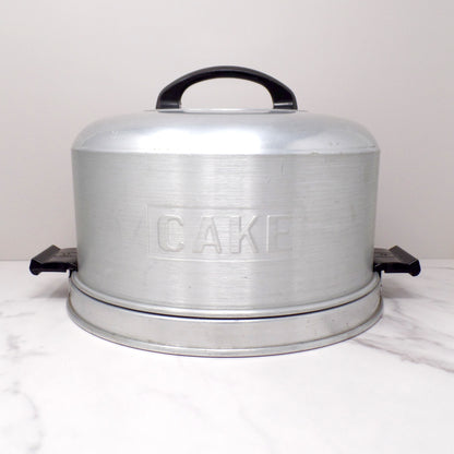 Vintage Kromex Aluminum Cake Carrier (1950s)