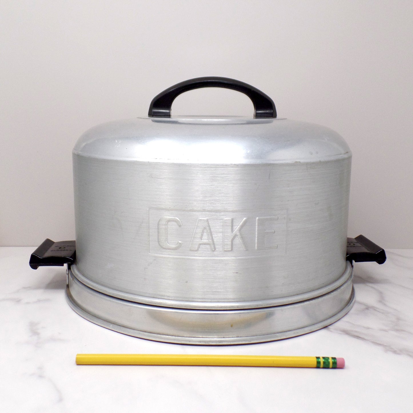 Vintage Kromex Aluminum Cake Carrier (1950s)