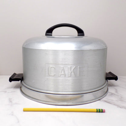 Vintage Kromex Aluminum Cake Carrier (1950s)