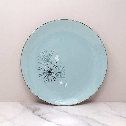 Vintage Franciscan Fine China MCM Silver Pine Dinner Plate (1955-58)