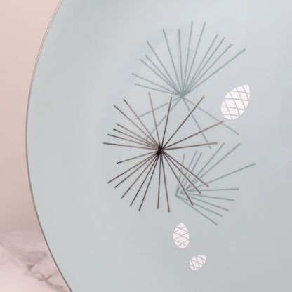 Vintage Franciscan Fine China MCM Silver Pine Dinner Plate (1955-58)